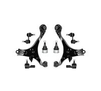 8 pezzi Kit sospensione anteriore inferiore Bracci di controllo Giunti sferici Barra antirollio Collegamenti Tiranti esterni Set compatibile for Honda Civic 2001-2005