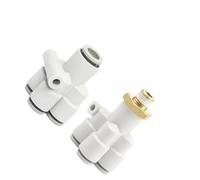 8 pezzi KQ2UD Raccordi pneumatici push-to-connect a cinque vie Connettori aria multiporta for sistemi di automazione(KQ2UD04-06)