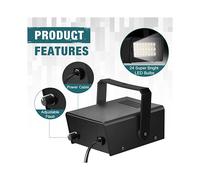 8 Pezzi Luci Stroboscopiche per Feste, Luci Stroboscopiche un LED Luminose Luci per Feste Fase di Controllo Della Velocità del Flash Regolabile