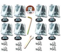 8 Pezzi M10 Piedini Di Livellamento per Mobili Regolabili per Mobili Pesanti per