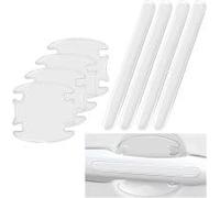 8 Pezzi Maniglia Auto Pellicole Protettive per Nissan X-Trail T33 2021 2022 2023 2024, Protezione Portiere Auto Protezione Antigraffio Portiera Dell'auto Maniglia