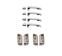 8 pezzi maniglia esterna e interna della porta cromata compatibile con TOYOTA CAMRY 2002 2003 2004 2005 2006 RH:69205-AA030-B0 LH:69206-AA030-B0
