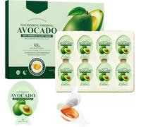 8 Pezzi Maschera Idratante All'Avocado, Maschera Per Dormire Nutriente Antirughe Rassodante All'Avocado, Maschera Per Dormire Idratante Per Il Viso Per Migliora La Pelle Ruvida, Antirughe, Nutriente