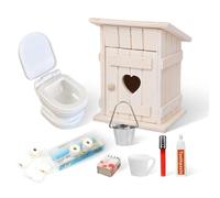 8 Pezzi Miniature Set da Bagno Miniature Oggetti Mini Oggetti Bagno Miniature Casa Delle Bambole Oggetti in Miniatura Miniatura Mobili in Miniatura Regali Decorativi Fai Da Te