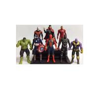 8 pezzi minifigure Avengers Spider-Man blocchi da costruzione adatti per Lego