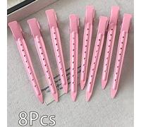 8 pezzi Mollette metalliche per la segmentazione dello styling, Mollette professionali per assottigliare le radici dei capelli, Accessori per capelli, Prodotti per capelli e accessori per salone di be