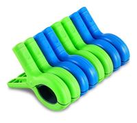 8 Pezzi Mollette Per Bucato Mollette per Bucato Grandi, Mollette Panni Mollette per Telo Mare Pinze per Asciugamano Spiaggia, Clip per Lettini da Spiaggia Antivento Lavanderia Pioli per Lettini