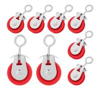 8 pezzi multiuso per serra piccola puleggia ruota professionale puleggia