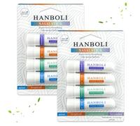 8 pezzi Nasal Stick, inalatore nasale aromaterapia, stick nasale portatile, per viaggi e aumentare la concentrazione e la pulizia dei passaggi nasaliBellezzaCura della pelle Corpo