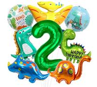 8 Pezzi Palloncini Compleanno Dinosauri 2 Anni