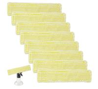 8 Pezzi Panni in Microfibra,Tampone di Ricambio per Pastiglie in Microfibra per Aspirapolvere per Finestre per Kärcher, Ricambi per Lavavetri Elettrico per Kärcher WV2 WV5 WV6 Plus Premium