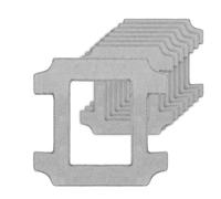 8 Pezzi Panni per Pulizia per ECOVACS Winbot W2S / W2S Omni Robot Lavavetri, Ricambio Panno di Pulizia Finestra Riutilizzabile e Lavabile