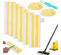 8 Pezzi Panni Ricambio in Microfibra Compatibile con Karcher EasyFix SC1, SC2, SC3, SC4, SC5 Scopa a Vapore Kärcher Panno Accessori Pulitori Tutti i Tipi di Terreno + 1 Raschietto per Testine Mop