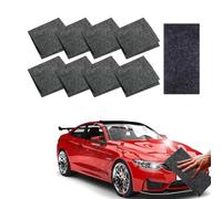 8 Pezzi Panno Nano Sparkle Rimuovi Graffi Auto,Cancellare Graffi Panno Auto,Nano Sparkle Cloth,Riutilizzabile,Lucidatura Manutenzione