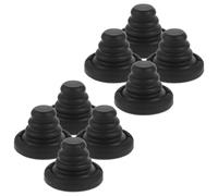 8 Pezzi Paracolpi in Silicone Nero per Portiera Auto, Antiurto | Assorbimento Elevato degli Urti, Chiusura Silenziosa, per Telai e Porte Veicolo, Installazione Manutenzione Auto