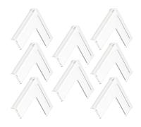 8 Pezzi Paraspigoli Finestre in Silicone, Protezione Angoli