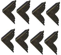 8 Pezzi Paraspigoli in Metallo in Bronzo Anticato Di Paraspigoli in Metallo per