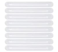 8 Pezzi Paraurti per Porta, Paracolpi per Mobili Trasparente Silicone Fermaporta Protezione da Parete Autoadesivo Strisce Paraurti per Armadietto Frigorifero Porte Auto Porte Doccia