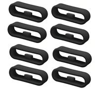 8 Pezzi Passante in Silicone per Orologio, 22mm Anelli Passanti di Ricambio Compatibile con Garmin Forerunner 965 945 745, Instinct Venu Epix Fenix MARQ Anello di Fissaggio per Orologi Accessori