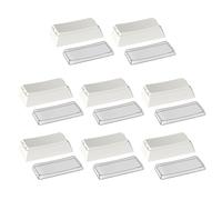 8 pezzi PBTS Tappi chiave vuoti Strati di sublimazione chiave tinti 2 volte l'altezza del profilo originale MX Switch Original Key Caps