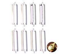 8 Pezzi Pelapatate Lama di Ricambio Set, 56mm Acciaio Inossidabile Pelapatate Lama di Ricambio, Pelapatate Lama di Ricambio per Singola e Doppia Faccia Pelatrici