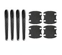 8 Pezzi Pellicola Protettiva Della Portiera Dell'auto Maniglia per Opel Mokka 2012-2016, Antigraffio Adesivo per Maniglia Dell'auto in Fibra di Carbonio