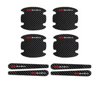 8 Pezzi Pellicola Protettiva Maniglia Auto per Dacia Duster III 2024, Protezioni per Maniglie Delle Portiere Dell'auto Adesivo Coppa Porta,A