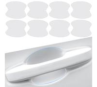 8 Pezzi Pellicola Protettiva per Maniglia della Portiera Dell'Auto per Jeep Compass 2 (II) MP I 2016-2024,TPU Pellicola Adesiva Trasparente Handgrip Protezione Auto,Transparent