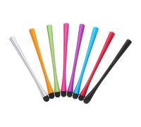 8 Pezzi Penna Touch Sottile per Schermo, Silicone e Metallo | Smartphone e Dispositivi Capacitivi, Antiscivolo, Riduce Tocchi Errati, Non Graffia, Aumenta Efficienza Colore Casuale