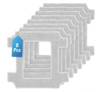 8 Pezzi per Ecovacs Winbot W2, W2 Omni, W2 PRO Omni, W1, W1 Pro | Ecovacs Winbot Salviette di Ricambio Panni in Microfibra Lavabili Rimuovono Efficacemente Macchie e Polvere dalle Finestre
