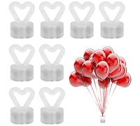 8 Pezzi Pesi Palloncini, Colorato Palloncini Peso, Pesi per Palloncini a Elio, Plastica Palloncino a Peso, per Compleanno, Feste, Celebrazioni, Decorazione a Palloncino