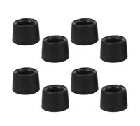 8 Pezzi Piedini per Cavalletto in Gomma Nera Rotondi 2,5x2,5x2cm | Antimovimento e Smorzamento Rumore, per Artisti e Studenti, Studio d'Arte, Galleria, Piedi Tubo
