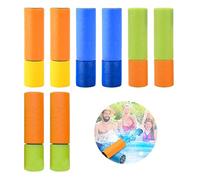 8 Pezzi Pistola ad Acqua Set, Colorate Pistole ad Acqua per Bambini, Pistola ad Acqua Schiuma per Ragazzi, Ragazze, Giochi Estivi, Giochi all'Aperto, Giardino, Piscina, Spiaggia (4 Colori)