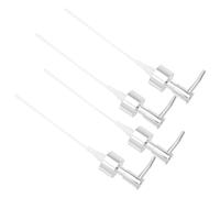 8 Pezzi Pompa per Bottiglie Filetto 28, ABS Argento, Pressa | Contenitori Shampoo e Sapone, Supporto Riuso Bottiglie, Uso Portatile in Cucina, Erogazione Semplice