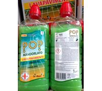 8 pezzi Pop Mandorlato + Igienizzante Detergente Lavapavimenti per Pavimenti 1Lt