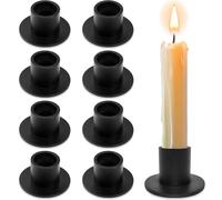 8 Pezzi Porta Candele, Portacandele da Tavolo, Rotondo Struttura Candelieri, Per Matrimonio, Cena a Lume di, Matrimonio, Feste, Centrotavola dabinzhijia Candelabro