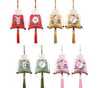 8 Pezzi Portafortuna Giapponese Borsa, Amuleto Giapponese, Portafortuna Borsa Benedizione, Sacchetto di Benedizione, per Piante in Vaso, Specchi Auto, Porte