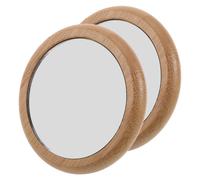 8 Pezzi Portatile In Legno Rotondo Viaggio Per Borsa