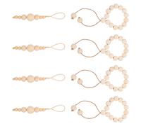 8 Pezzi Portatovaglioli In Con Perline Per Matrimonio Banchetto