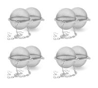 8 Pezzi Pratica Sfera del TÈ, Filtro Infusore per Spezie del TÈ P9S48137 [EEK: A]