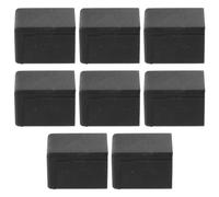 8 Pezzi Protezione Angolare per Maniglia Cassetto in Silicone Nero | Design a F, per Cassetti e Maniglie Mobili, Antiurto, Sicurezza, Resistente All'usura