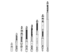 8 pezzi punta cacciavite PH2 1/4" esagono 1-4" magnetico per Phillips