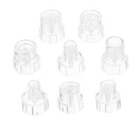 8 Pezzi Punte di Ricambio per Macchina Viso a Ossigeno Acqua, Set | Plastica , Diametro Interno 1, 65cm, Innesto a Pressione, per Spa e Casa