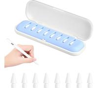 8 Pezzi Punte per Apple Pencil 1/2 Generazione e Apple Pencil PRO/USB C, Punta per Apple Pencil, Alta Sensibilità Punte, Precisione Elevata Punte Tips per Apple iPad Pencil, Ipencil Nib Tip