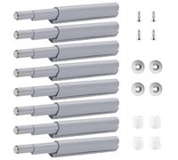 8 Pezzi Push Pull per Ante Robusto Apertura a Pressione Ante Chiusura Magnetico Pressione Home Premi per Aprire Custodia in Alluminio Magnetico Chiusura