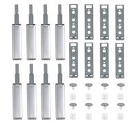 8 Pezzi Push-Pull per Ante Sgancio Magnetico, Push-To-Open Chiusura Magnetica, Chiusura Magnetica per Ante, Apertura a Pressione per Porta Nascosta, Armadi, Cassetti, Ante Mobili