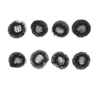 8 Pezzi Rete Invisibile per Chignon Nero Gauze Elastica | Riutilizzabile, Design Fascia Elastica, per Fissare Raccolti e Trattenere la Forma Stile Casuale