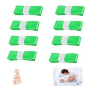 8 Pezzi Ricarica Mangiapannolini, Pannolino Sacchetti di Ricarica Antiodore, Ricariche Mangiapannolini Ispessito compatibile con Tommee Tippee, Twist & Click, Tec Litter Locker (Verde)