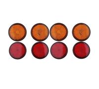 8 Pezzi Riflettore Rotondo Cat's Eye Riflettore Ø 55Mm