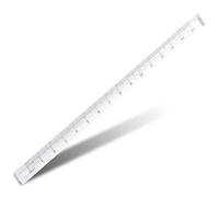 8 Pezzi Righello Triangolare Trasparente 15cm in Ps